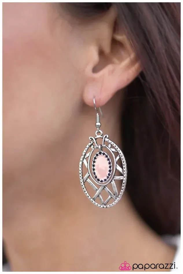 Earrings Paparazzi Jewelry Paparazzi Earring A Smash Hit Pink