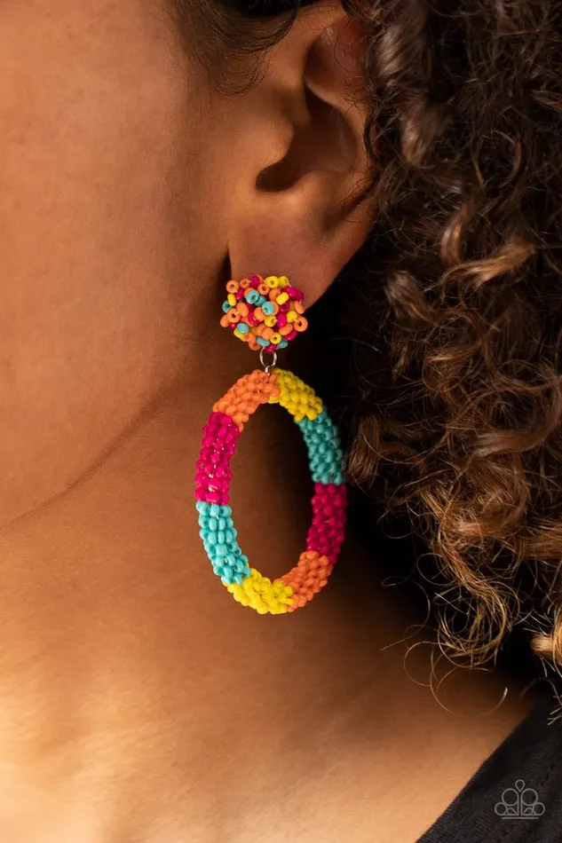 Earrings Paparazzi Jewelry Paparazzi Earring Be All You Can BEAD Multi