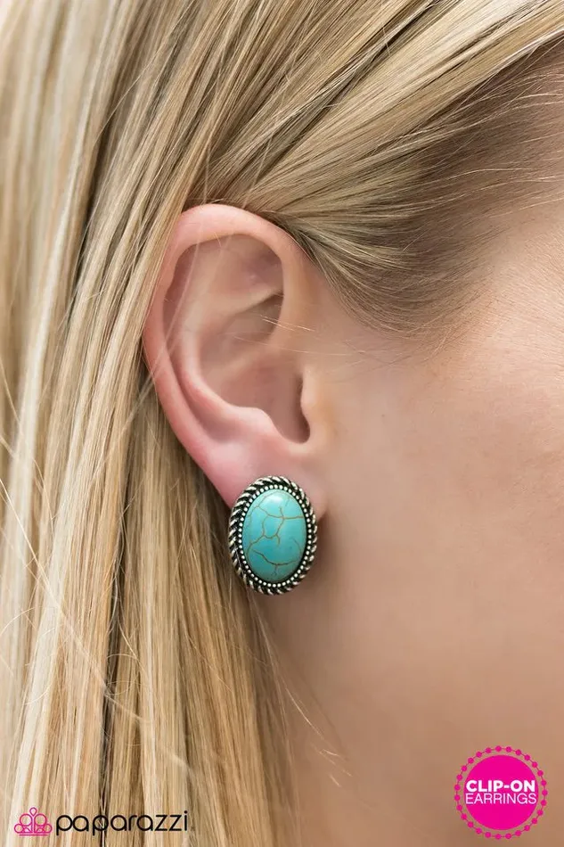 Earrings Paparazzi Jewelry Paparazzi Earring Best Of The West Blue