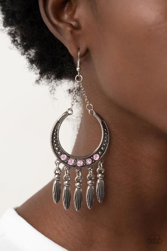Earrings Paparazzi Jewelry Paparazzi Earring Day to DAYDREAM Pink