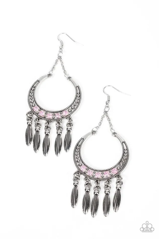 Earrings Paparazzi Jewelry Paparazzi Earring Day to DAYDREAM Pink