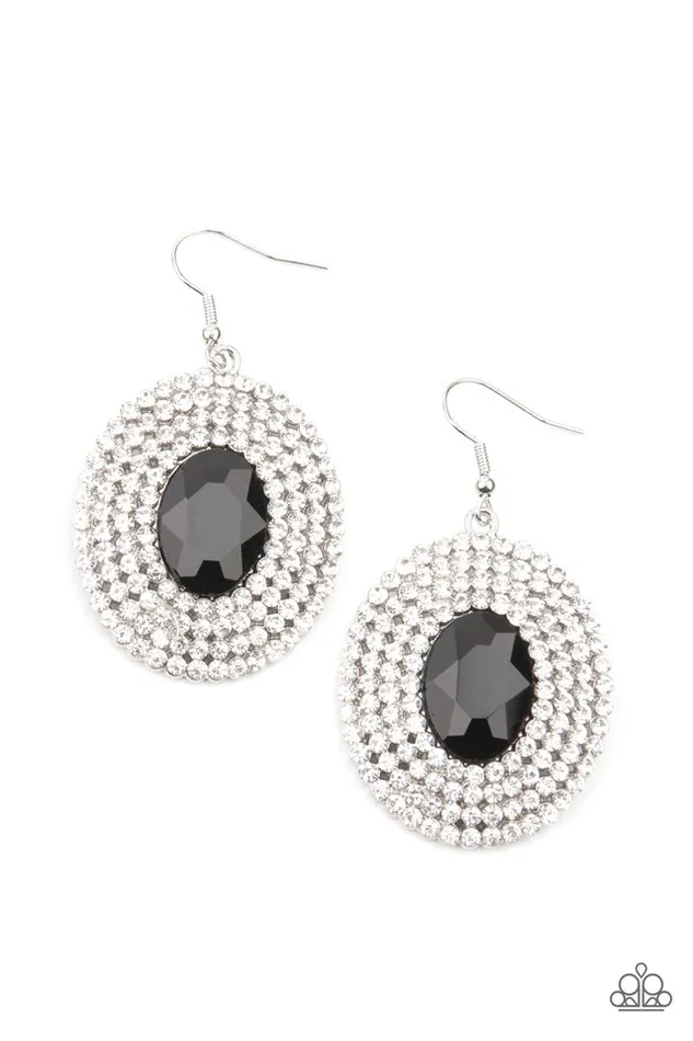 Earrings Paparazzi Jewelry Paparazzi Earring FIERCE Field Black Earrings Paparazzi Jewelry Paparazzi Earring FIERCE Field Black