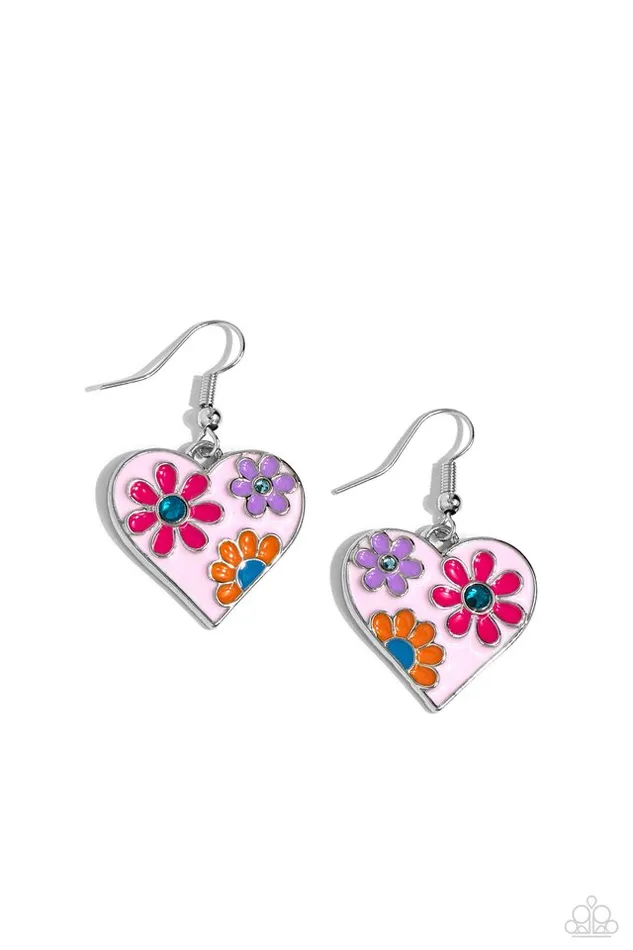 Earrings Paparazzi Jewelry Paparazzi Earring Generously Groovy Pink