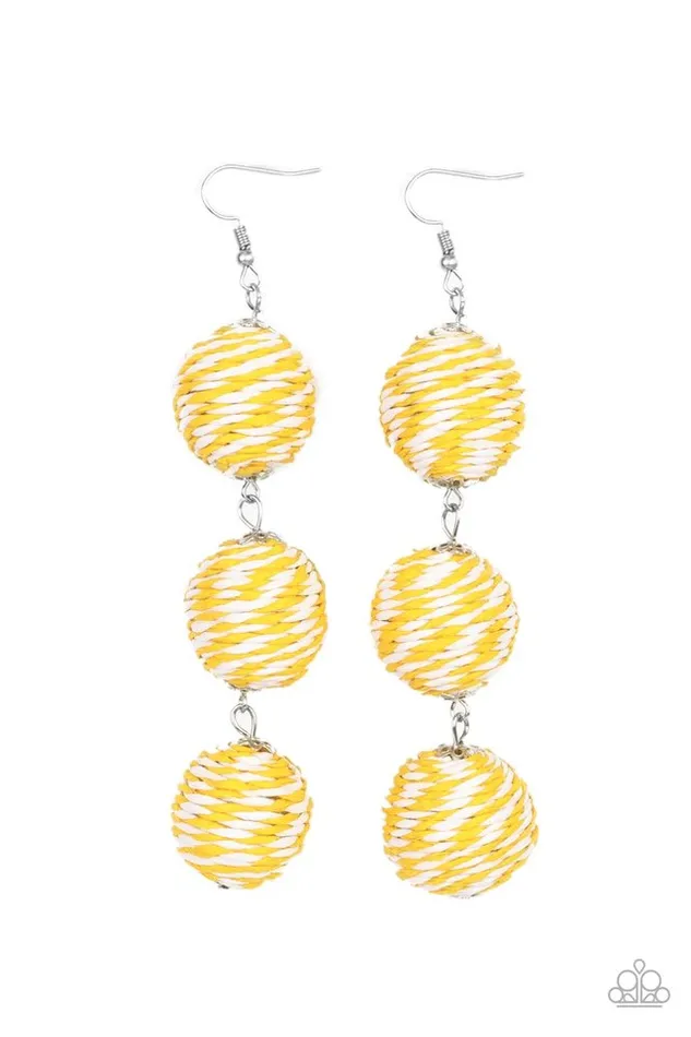 Earrings Paparazzi Jewelry Paparazzi Earring Laguna Lanterns Yellow Earrings Paparazzi Jewelry Paparazzi Earring Laguna Lanterns Yellow