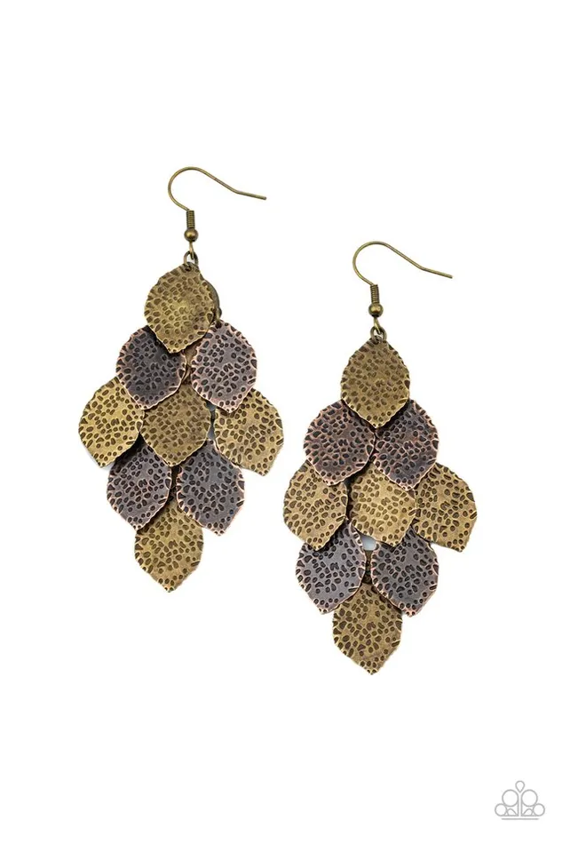 Earrings Paparazzi Jewelry Paparazzi Earring Loud and Leafy Multi Earrings Paparazzi Jewelry Paparazzi Earring Loud and Leafy Multi