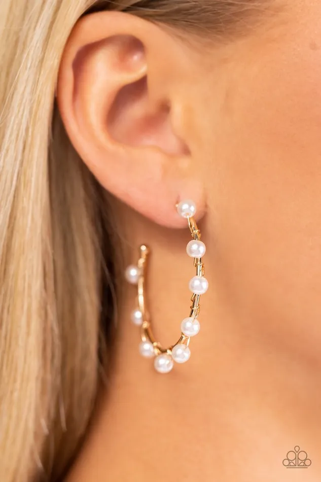 Earrings Paparazzi Jewelry Paparazzi Earring Night at the Gala Gold