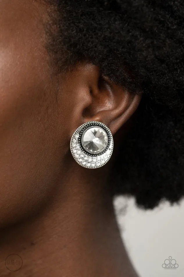 Earrings Paparazzi Jewelry Paparazzi Earring Off The RICHERScale White