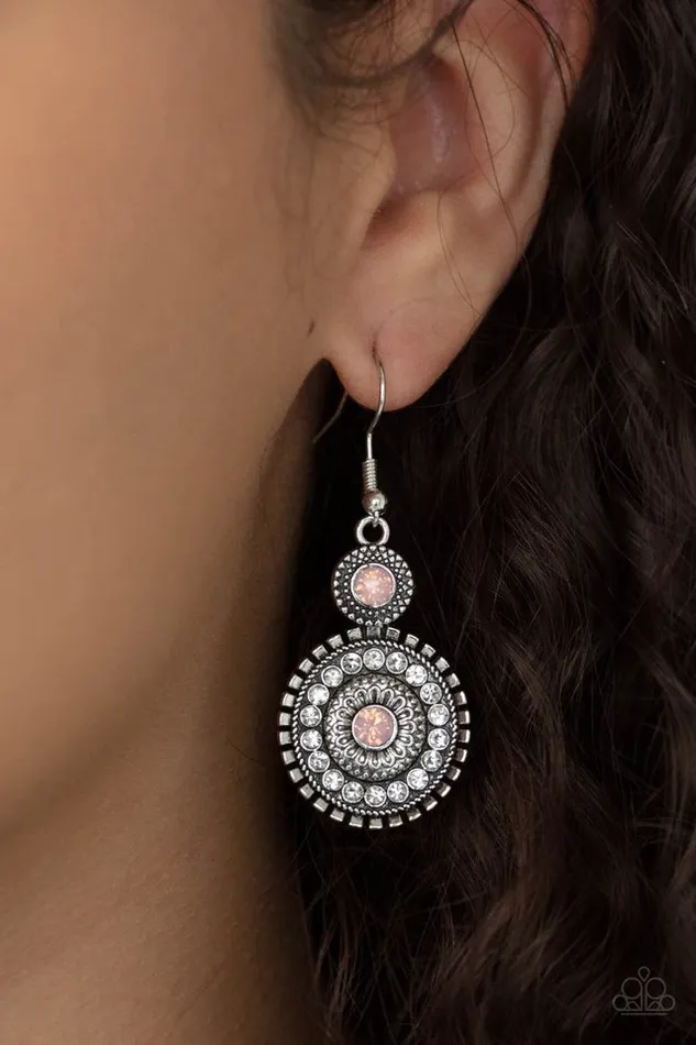 Earrings Paparazzi Jewelry Paparazzi Earring Opulent Outreach Pink