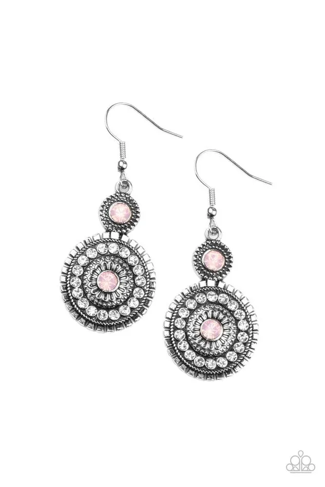 Earrings Paparazzi Jewelry Paparazzi Earring Opulent Outreach Pink