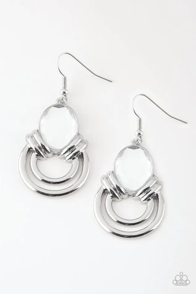 Earrings Paparazzi Jewelry Paparazzi Earring Real Queen White