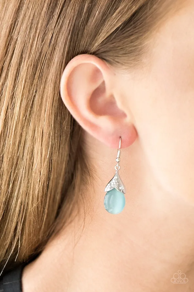 Earrings Paparazzi Jewelry Paparazzi Earring Spring Dew Blue