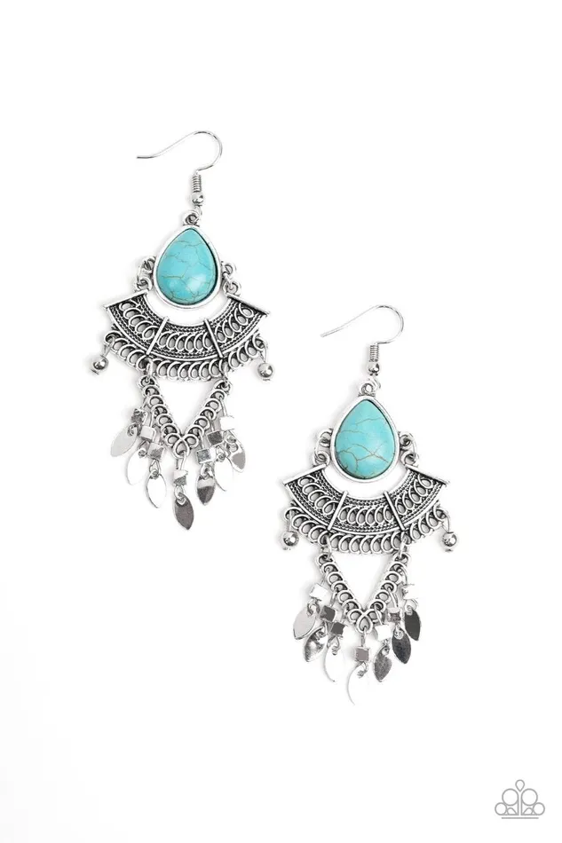 Earrings Paparazzi Jewelry Paparazzi Earring Vintage Vagabond Blue Earrings Paparazzi Jewelry Paparazzi Earring Vintage Vagabond Blue
