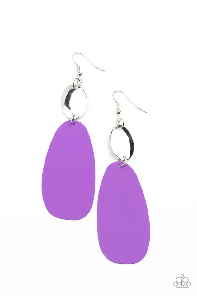 Earrings Paparazzi Jewelry Paparazzi Earring Vivaciously Vogue Purple