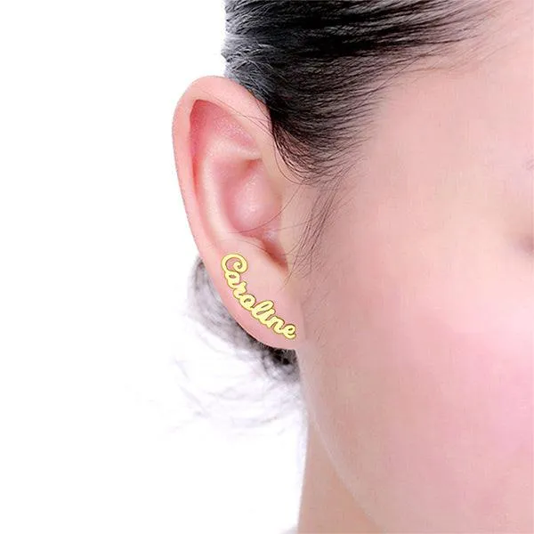 Earrings Personalized Name Stud Earrings for Her Belbren