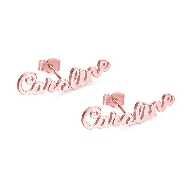 Earrings Personalized Name Stud Earrings for Her Belbren