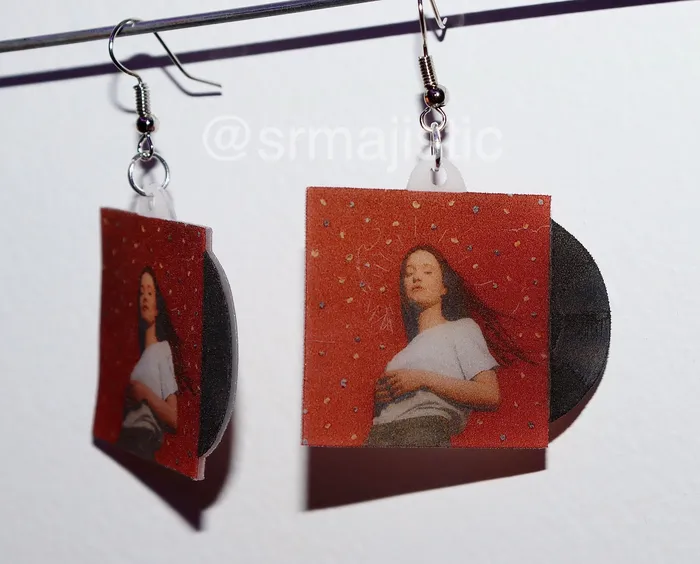 Earrings Sam Makes Things Sigrid Sucker Punch Vinyl Album Handmade Earrings