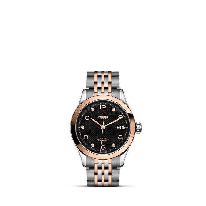 Earrings TUDOR 1926 28mm Steel and Rose Gold Tudor