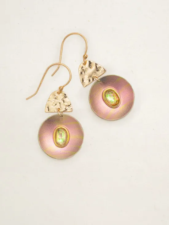 Holly Yashi Earrings Royal Moon Earrings in Pink
