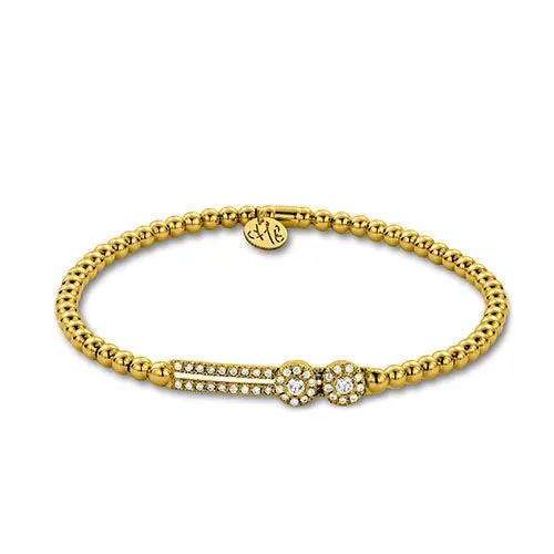 Hulchi Belluni Hulchi Belluni 18K Yellow Gold Diamond Sliding Bar Bracelet Bracelets Hulchi Belluni Hulchi Belluni 18K Yellow Gold Diamond Sliding Bar Bracelet Bracelets