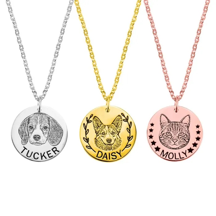 Necklaces Belbren Pet Photo Necklace Dog Photo Necklace Picture Necklace Personalized Cat Necklace Pet Memorial Gift Pet Lover Gift Necklaces Belbren Pet Photo Necklace Dog Photo Necklace Picture Necklace Personalized Cat Necklace Pet Memorial Gift Pet Lover Gift