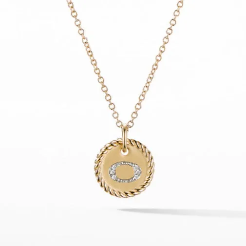Necklaces David Yurman David Yurman Initial O Pendant