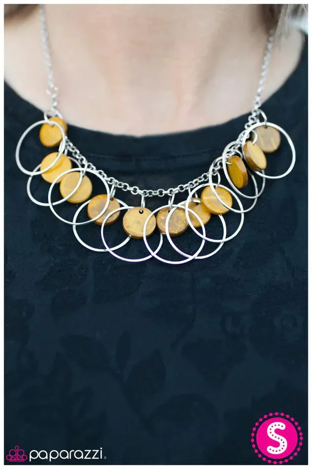 Necklaces Paparazzi Jewelry Paparazzi Necklace All Caught Up Yellow