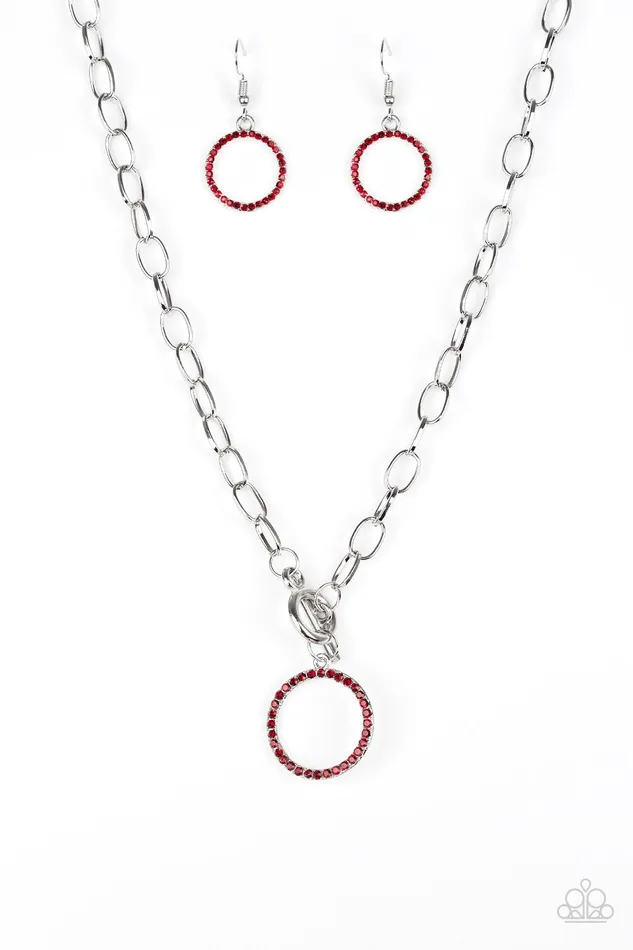 Necklaces Paparazzi Jewelry Paparazzi Necklace All In Favor Red