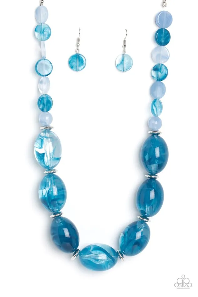 Necklaces Paparazzi Jewelry Paparazzi Necklace Belle of the Beach Blue Necklaces Paparazzi Jewelry Paparazzi Necklace Belle of the Beach Blue
