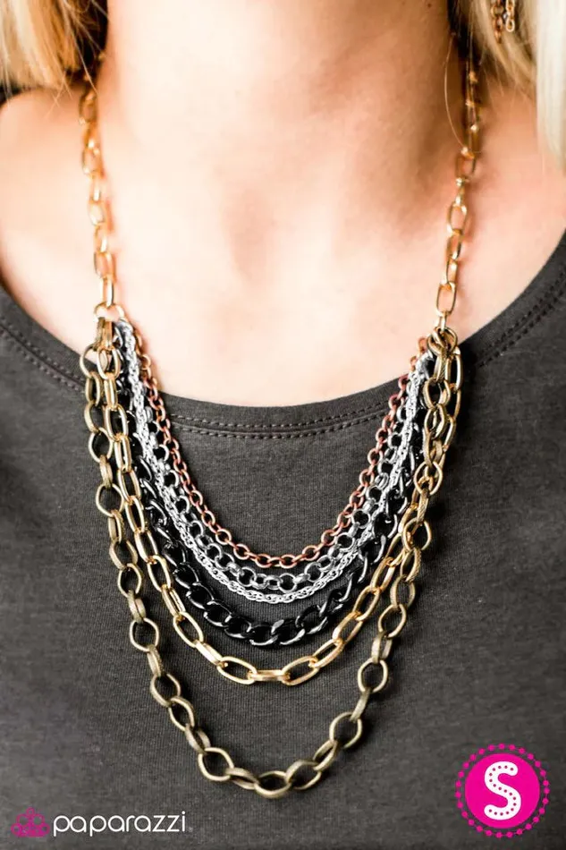Necklaces Paparazzi Jewelry Paparazzi Necklace Calm Before The Storm Multi