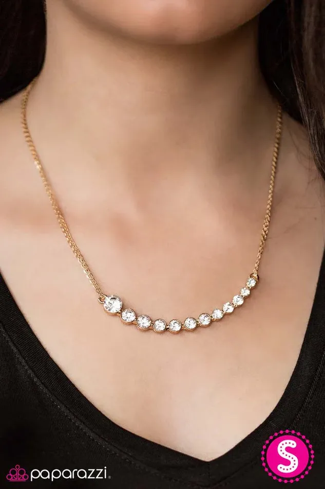 Necklaces Paparazzi Jewelry Paparazzi Necklace Do What Makes You Sparkle Gold
