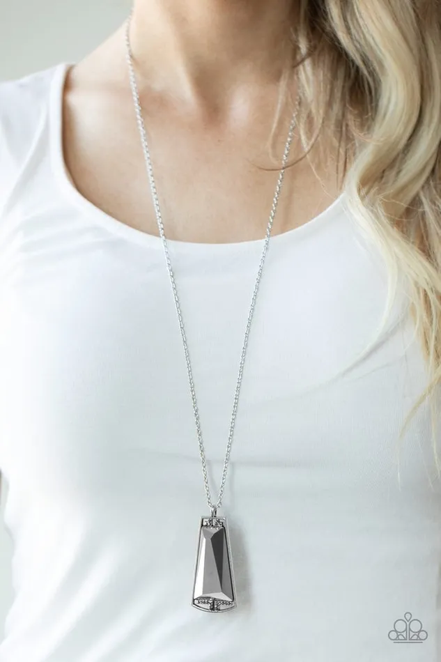 Necklaces Paparazzi Jewelry Paparazzi Necklace Empire State Elegance Silver