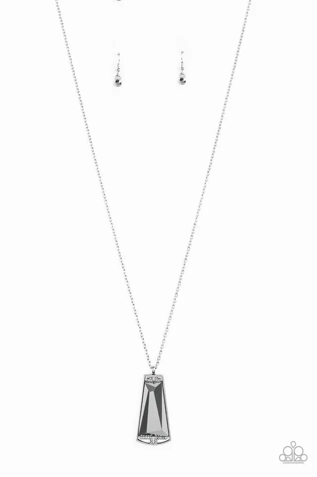 Necklaces Paparazzi Jewelry Paparazzi Necklace Empire State Elegance Silver