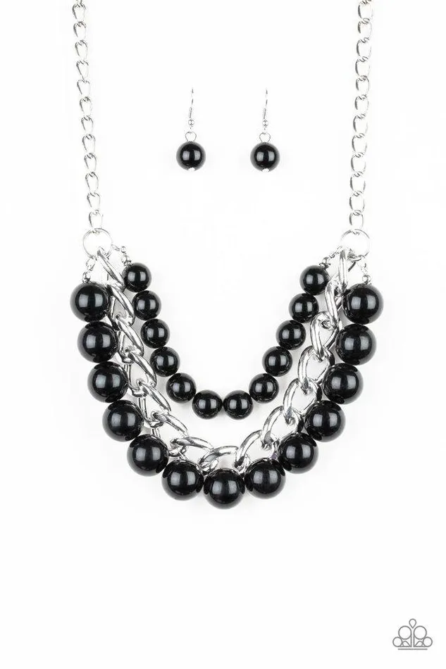 Necklaces Paparazzi Jewelry Paparazzi Necklace Empire State Empress Black
