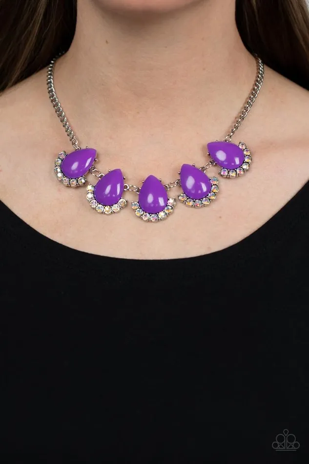 Necklaces Paparazzi Jewelry Paparazzi Necklace Ethereal Exaggerations Purple