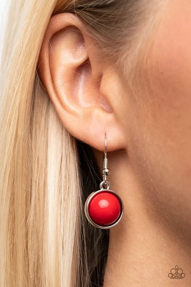 Necklaces Paparazzi Jewelry Paparazzi Necklace Eye of the BEADholder Red Necklaces Paparazzi Jewelry Paparazzi Necklace Eye of the BEADholder Red