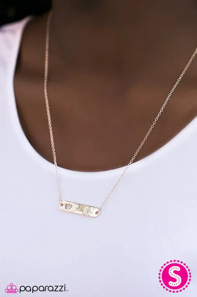 Necklaces Paparazzi Jewelry Paparazzi Necklace Fill Your Heart With Love Rose Gold