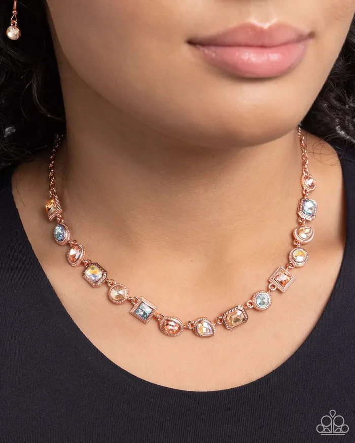 Necklaces Paparazzi Jewelry Paparazzi Necklace Gallery Glam Copper