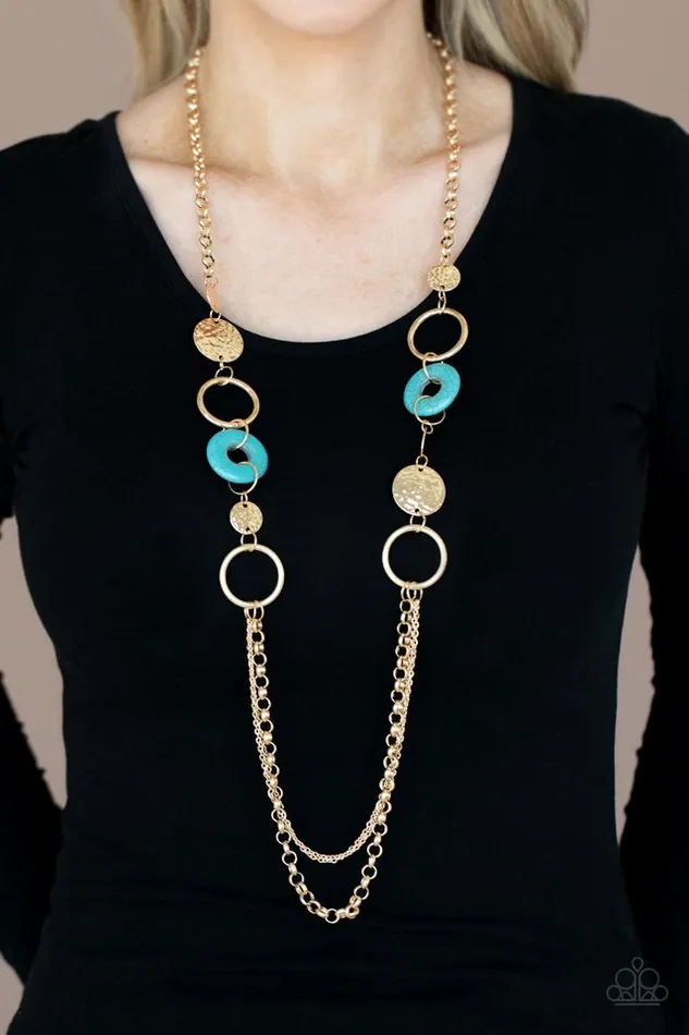 Necklaces Paparazzi Jewelry Paparazzi Necklace Grounded Glamour Gold