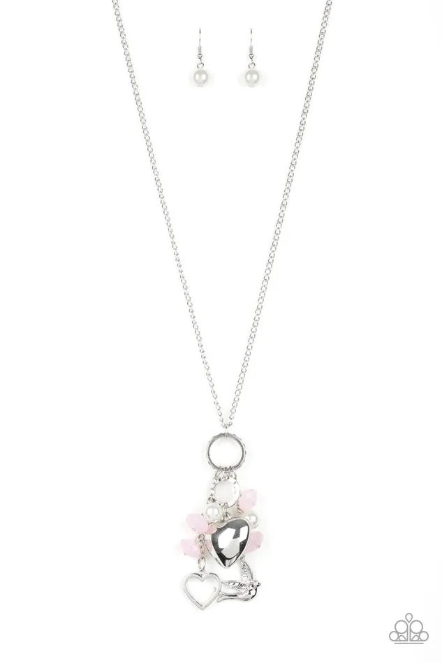 Necklaces Paparazzi Jewelry Paparazzi Necklace I Will Fly Pink Necklaces Paparazzi Jewelry Paparazzi Necklace I Will Fly Pink