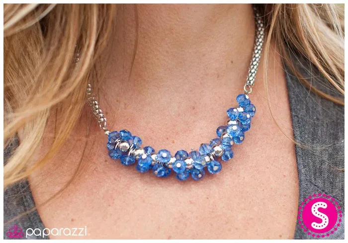 Necklaces Paparazzi Jewelry Paparazzi Necklace Ice Queen Blue