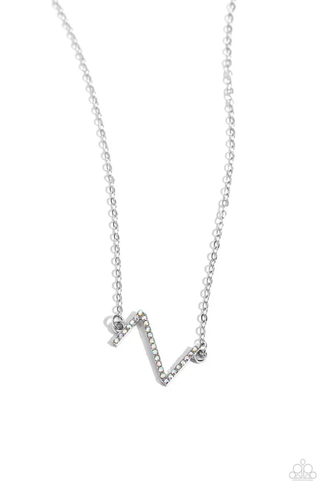 Necklaces Paparazzi Jewelry Paparazzi Necklace INITIALLY Yours Z Multi Necklaces Paparazzi Jewelry Paparazzi Necklace INITIALLY Yours Z Multi