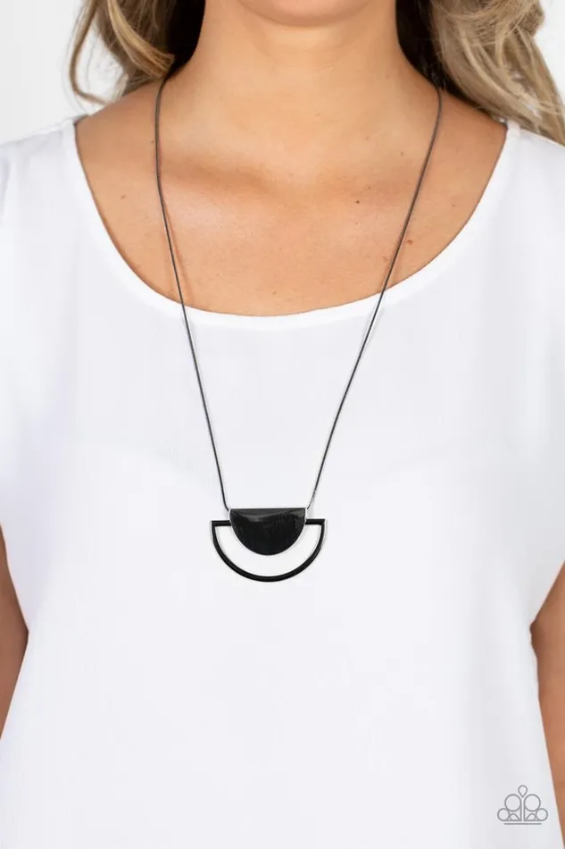 Necklaces Paparazzi Jewelry Paparazzi Necklace Lunar Phases Black