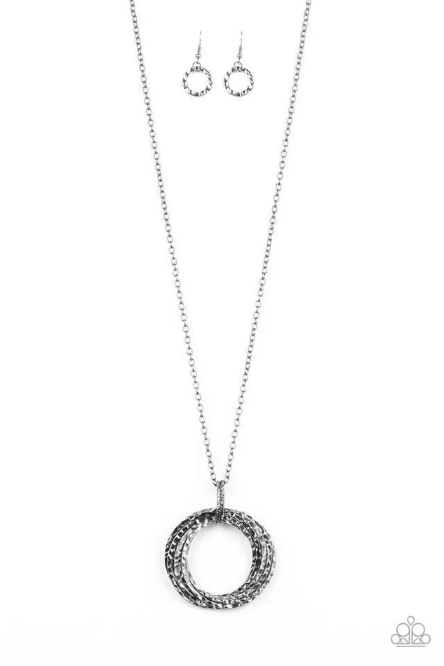 Necklaces Paparazzi Jewelry Paparazzi Necklace Metal Marathon Black