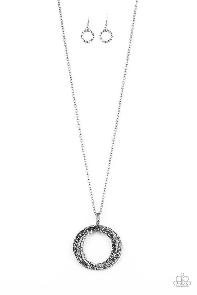Necklaces Paparazzi Jewelry Paparazzi Necklace Metal Marathon Black