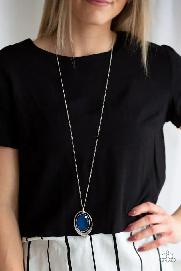 Necklaces Paparazzi Jewelry Paparazzi Necklace Metro MustHave Blue