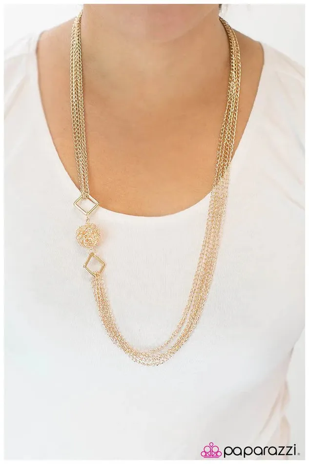 Necklaces Paparazzi Jewelry Paparazzi Necklace Positive Thinking Gold