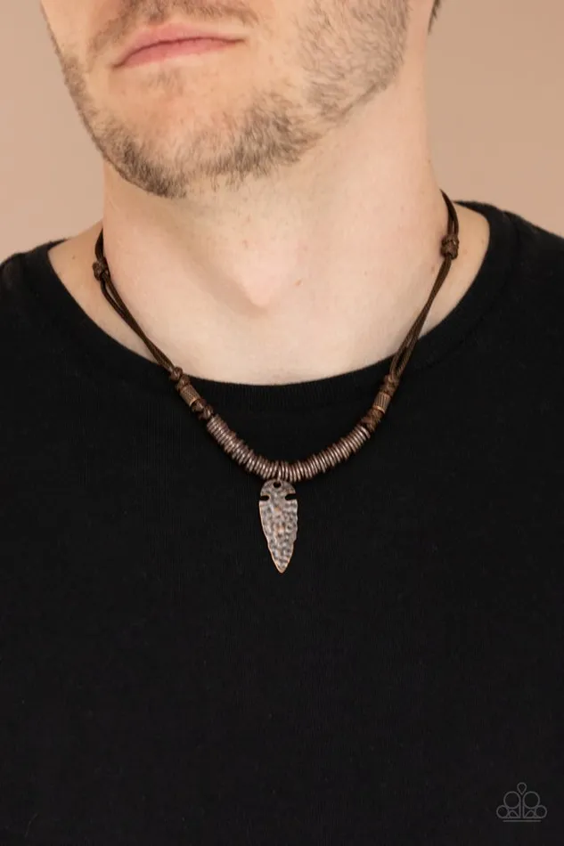 Necklaces Paparazzi Jewelry Paparazzi Necklace Rush In ARROWHEADFirst Copper