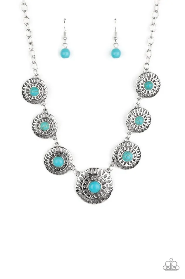 Necklaces Paparazzi Jewelry Paparazzi Necklace Sahara Solar Power Blue Necklaces Paparazzi Jewelry Paparazzi Necklace Sahara Solar Power Blue