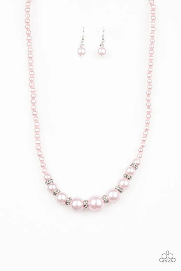 Necklaces Paparazzi Jewelry Paparazzi Necklace SoHo Sweetheart Pink
