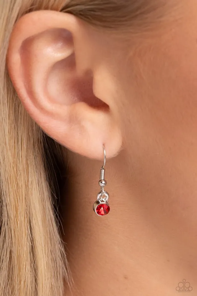 Necklaces Paparazzi Jewelry Paparazzi Necklace Star Quality Sensation Red